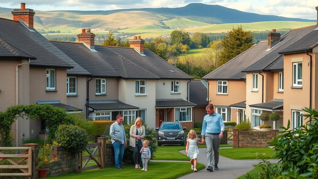 Vibrant community enjoying quality South Scotland rentals in scenic village