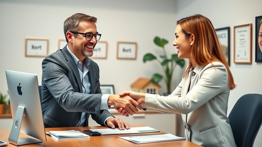 Mortgage advisor assisting first-time buyer with funding your property purchase
