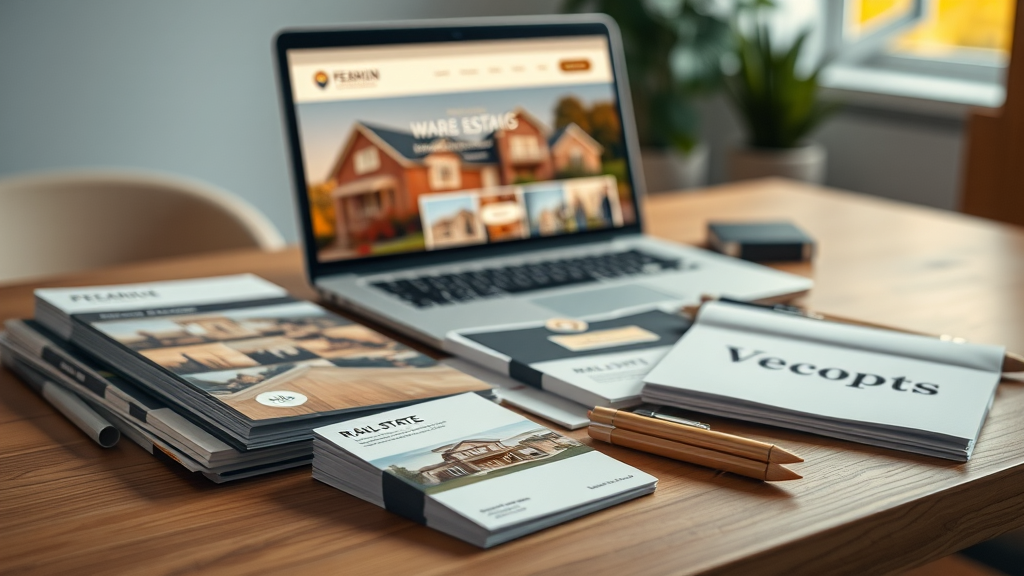 real estate marketing ideas branded swag