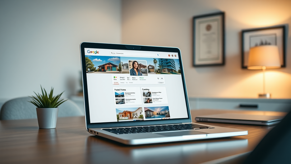 real estate marketing ideas - google business profile example